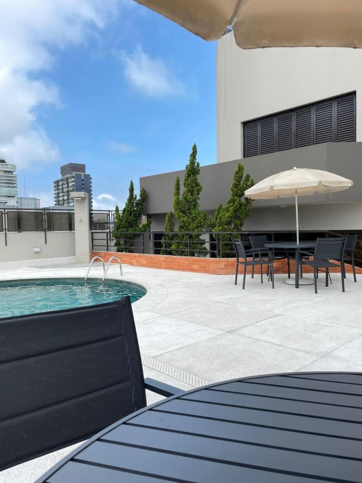 Flat No Hotel Cosmopolitan Com Estacionamento Gratis E Piscina Σάντος Εξωτερικό φωτογραφία