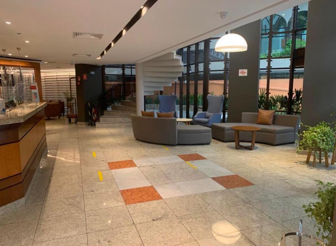 Flat No Hotel Cosmopolitan Com Estacionamento Gratis E Piscina Σάντος Εξωτερικό φωτογραφία